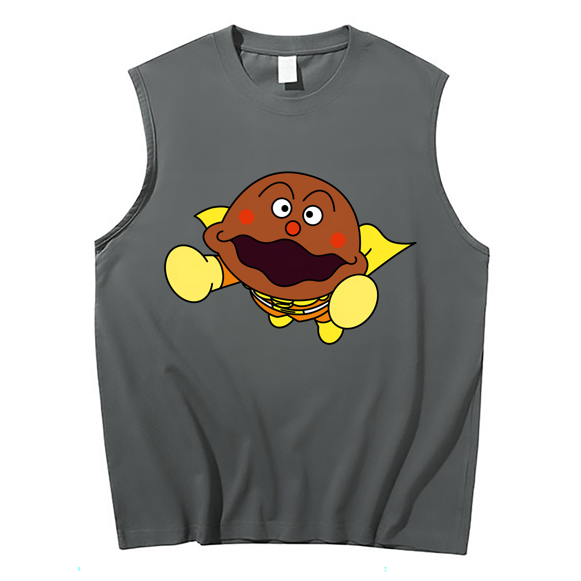 （画像用） アンパンマン Anpanman コットン100％タンクトップ（フロントプリント）